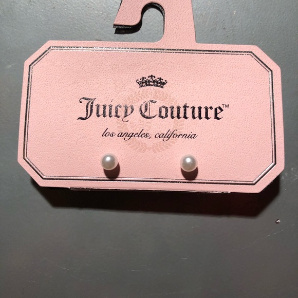 NWT Rare Juicy Couture Pearl Earrings